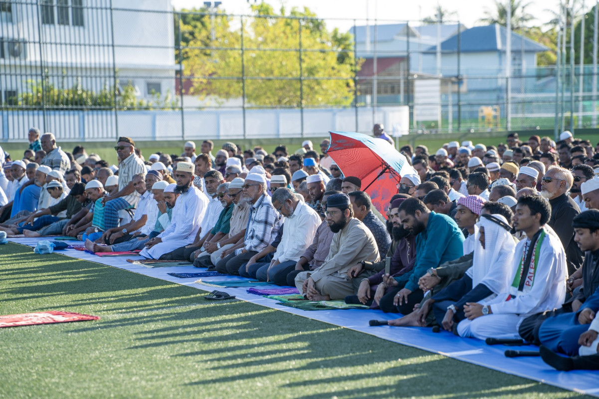 1447 ވަނަ އަހަރުގެ ފިޠުރު އީދު ނަމާދު ބޮޑުޖަމާއަތުގައި ކޮތްފި